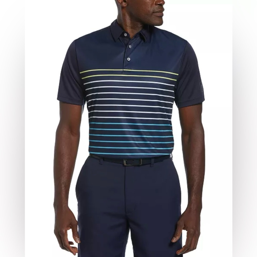 PGA Tour Men's Contrast Stripe Polo Shirt